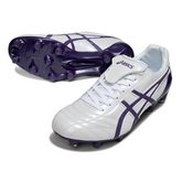 Asics Lethal Testimonal 4 IT FG White and Dark Blue Field Football Boots